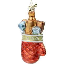 Poesie in Glas Backhandschuh Mit Utensilien