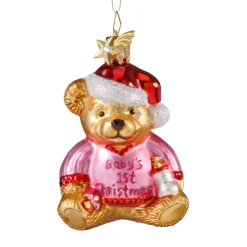 Poesie in Glas Bar "Baby'S 1St Christmas" (Rosa)