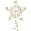 Käthe Wohlfahrt Baumspitze Filigraner Stern, Gold