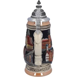 Käthe Wohlfahrt Bierkrug Mit Zinndeckel 