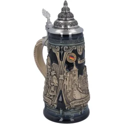 Käthe Wohlfahrt Bierkrug Mit Zinndeckel 