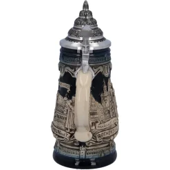 Käthe Wohlfahrt Bierkrug Mit Zinndeckel 