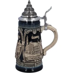 Käthe Wohlfahrt Bierkrug Mit Zinndeckel 