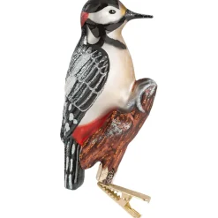 Poesie in Glas Buntspecht Mit Clip