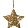 Käthe Wohlfahrt 3-D Stern Mit Glimmer, Gold