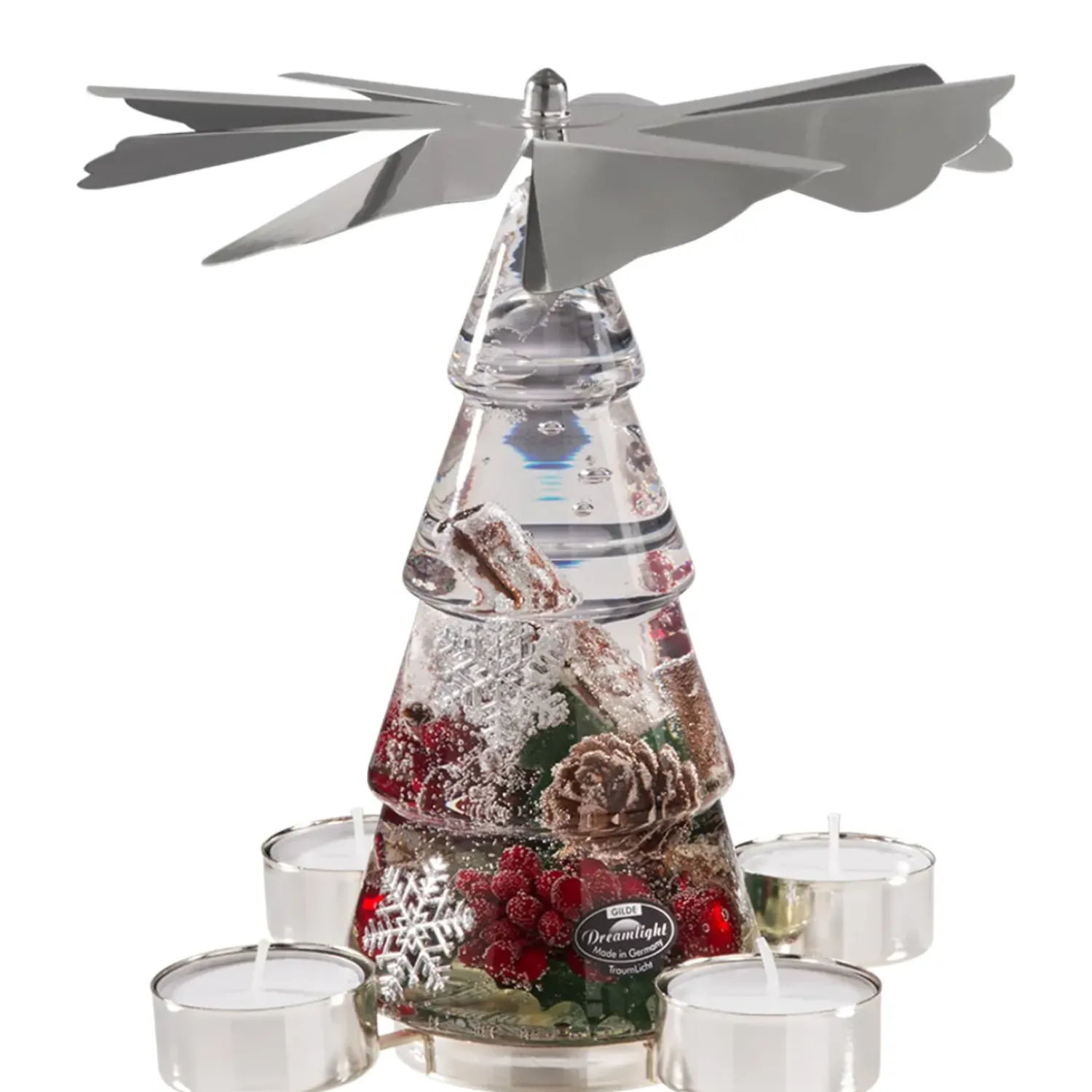 Käthe Wohlfahrt Dreamlight "Noel" - Teelicht-Pyramide Classic