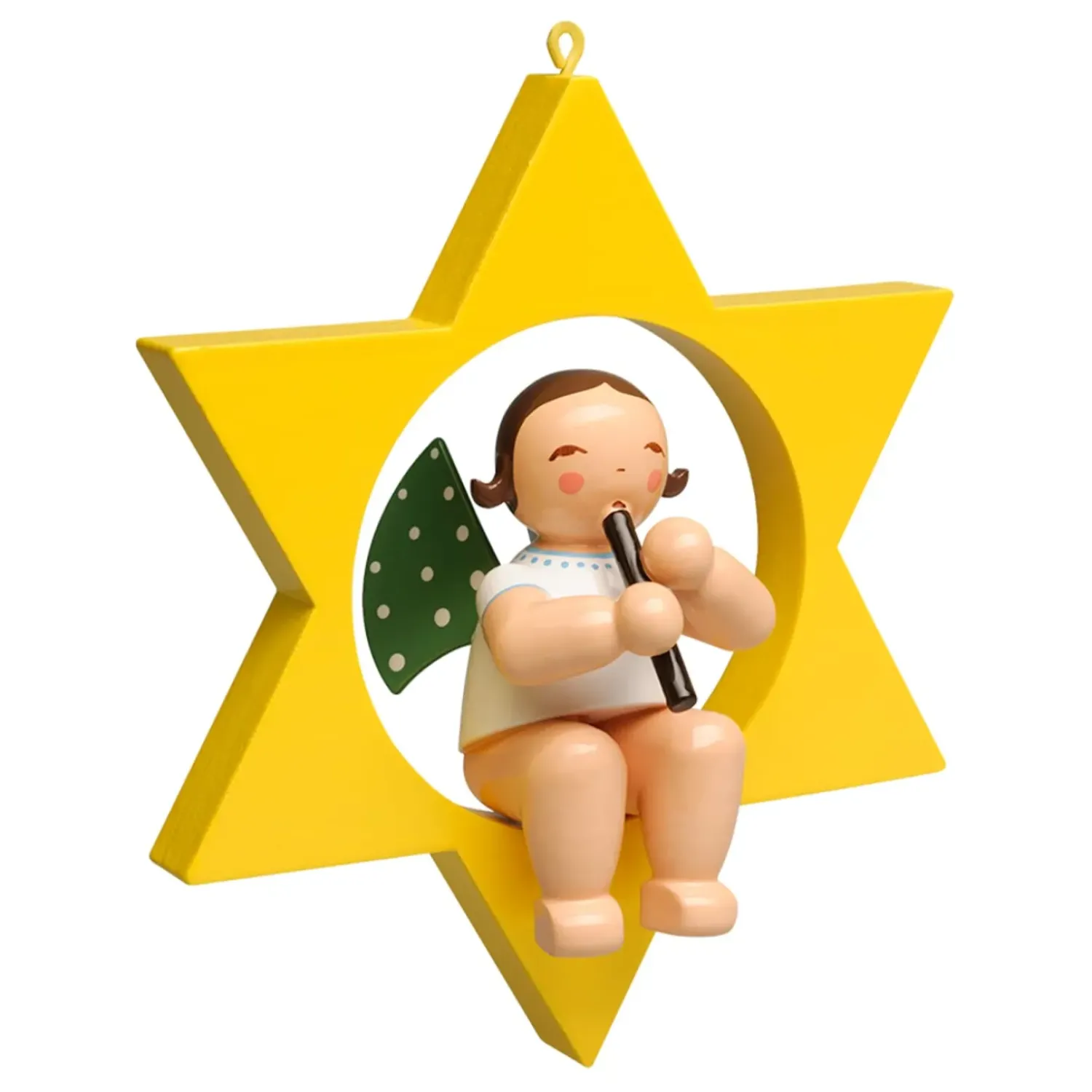 WENDT & KÜHN Engel Mit Blockflote Im Stern