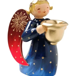 WENDT & KÜHN Engel Reich Bemalt Mit Lichternapf, Kniend