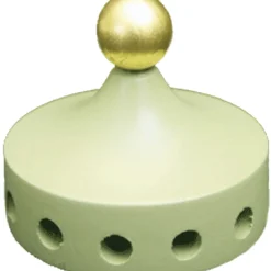 KWO Flugelnabe Aus Holz Fur Pyramiden, Lackiert, Lindgrun