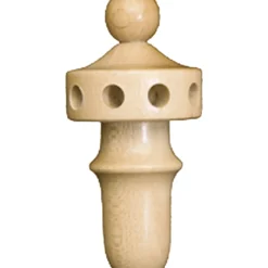 Richard Glässer Flugelnabe Aus Holz Fur Pyramiden, Lackiert