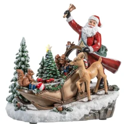 Käthe Wohlfahrt Geschenkeschlitten Mit Tieren, Spieldose