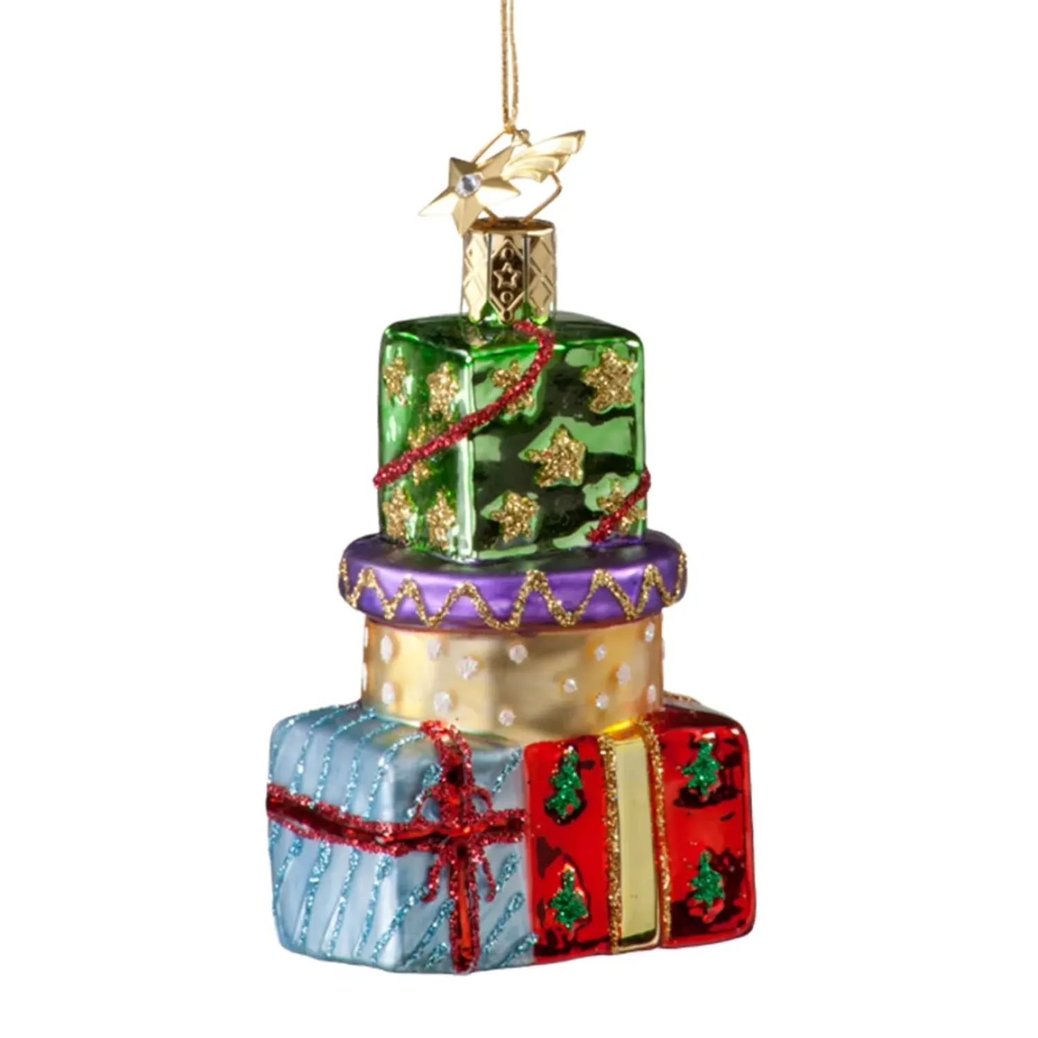 Poesie in Glas Geschenkestapel