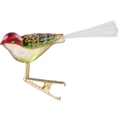 Poesie in Glas Glasvogel Gold-Bunt