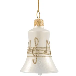 Käthe Wohlfahrt Glocke Cremefarben Mit Notenband