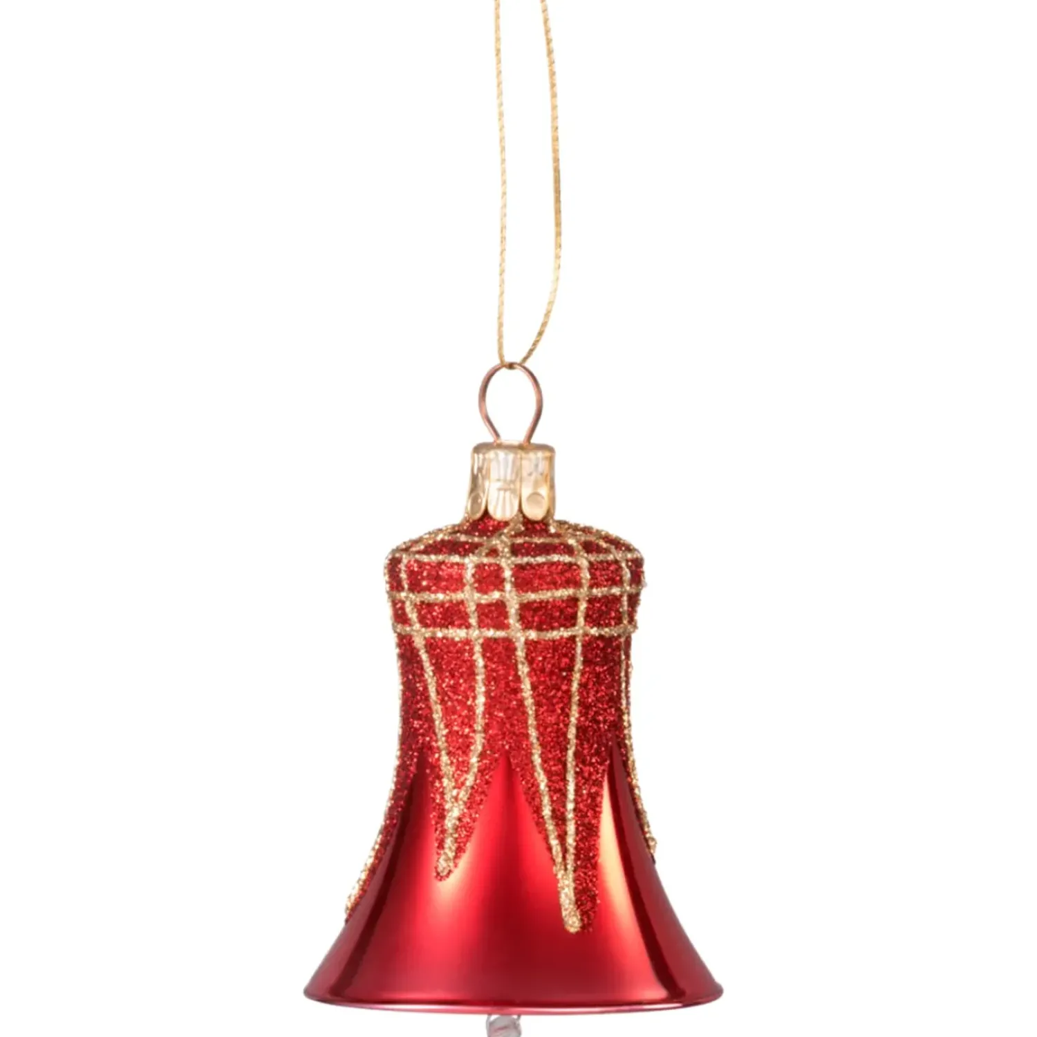 Käthe Wohlfahrt Glocke Rot Mit Glitterdach