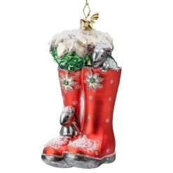 Poesie in Glas Gummistiefel, Rot