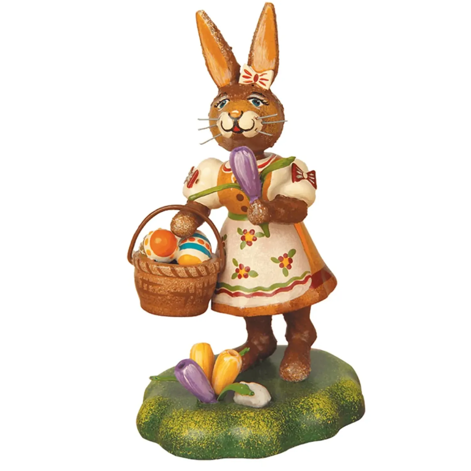 Hubrig Volkskunst Hasenmutter Mit Krokus