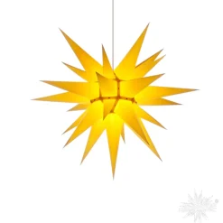 Herrnhuter Sterne Herrnhuter Papierstern, Gelb, 60Cm