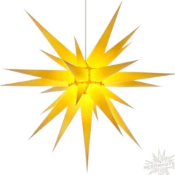Herrnhuter Sterne Herrnhuter Papierstern, Gelb, 80Cm