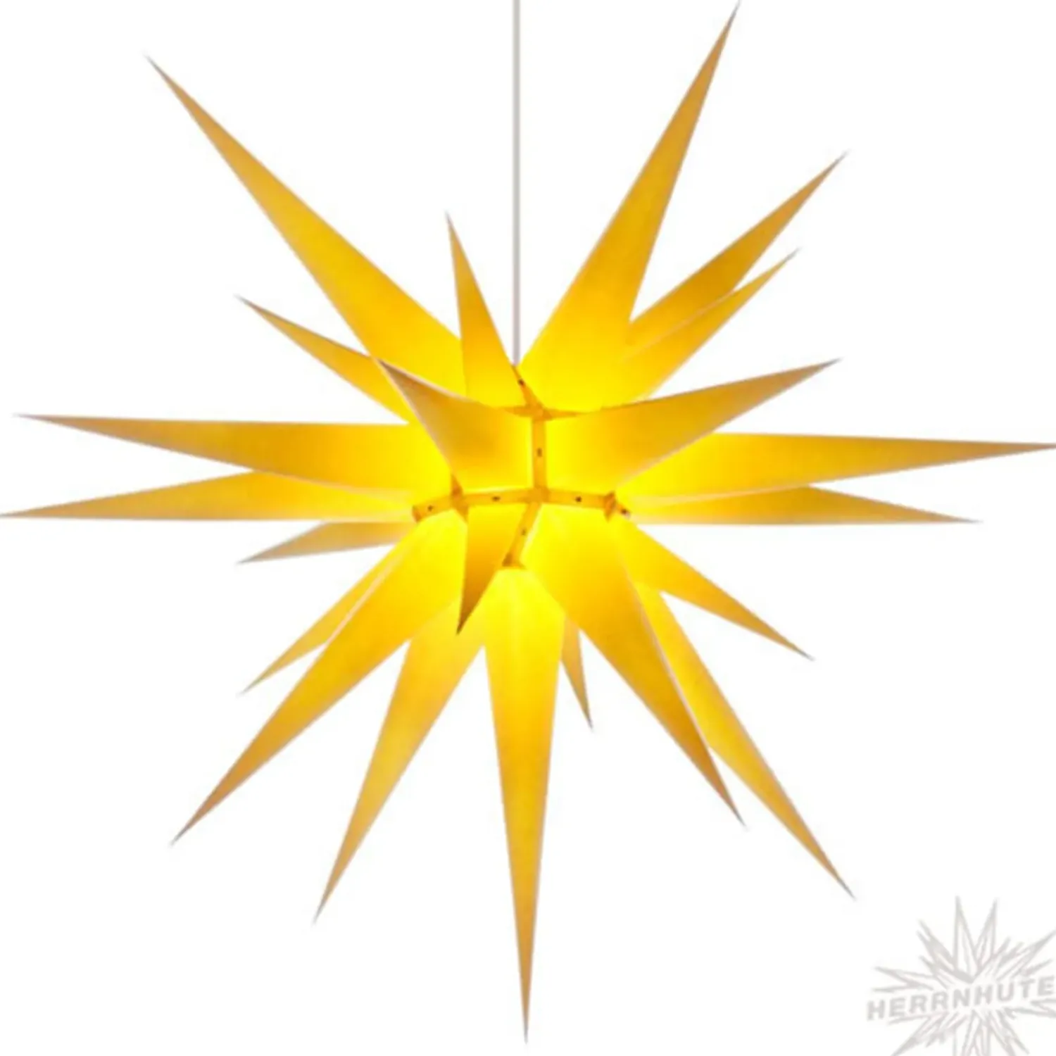 Herrnhuter Sterne Herrnhuter Papierstern, Gelb, 80Cm