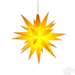 Herrnhuter Sterne Herrnhuter Stern Gelb, 13Cm, Kunststoff