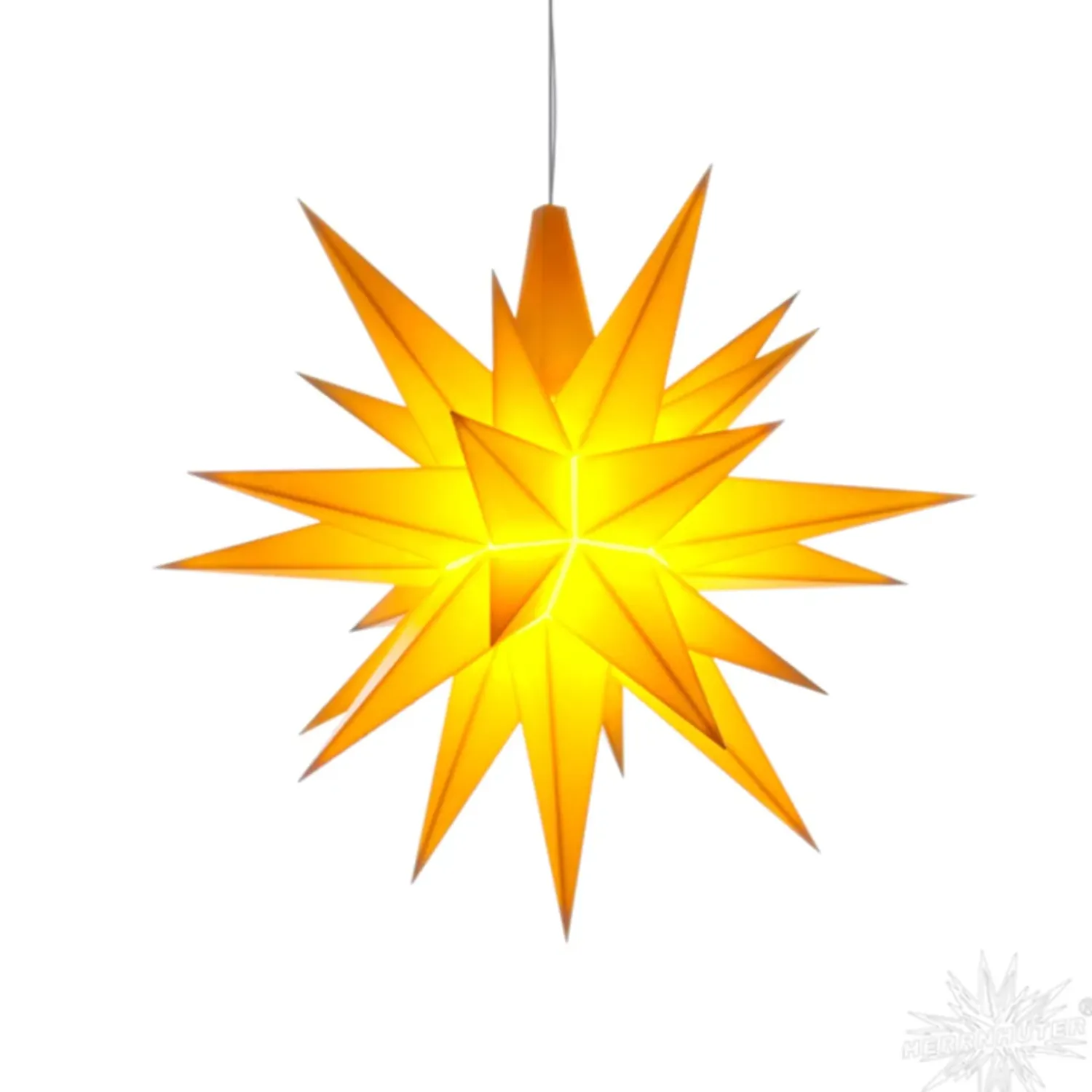 Herrnhuter Sterne Herrnhuter Stern Gelb, 13Cm, Kunststoff