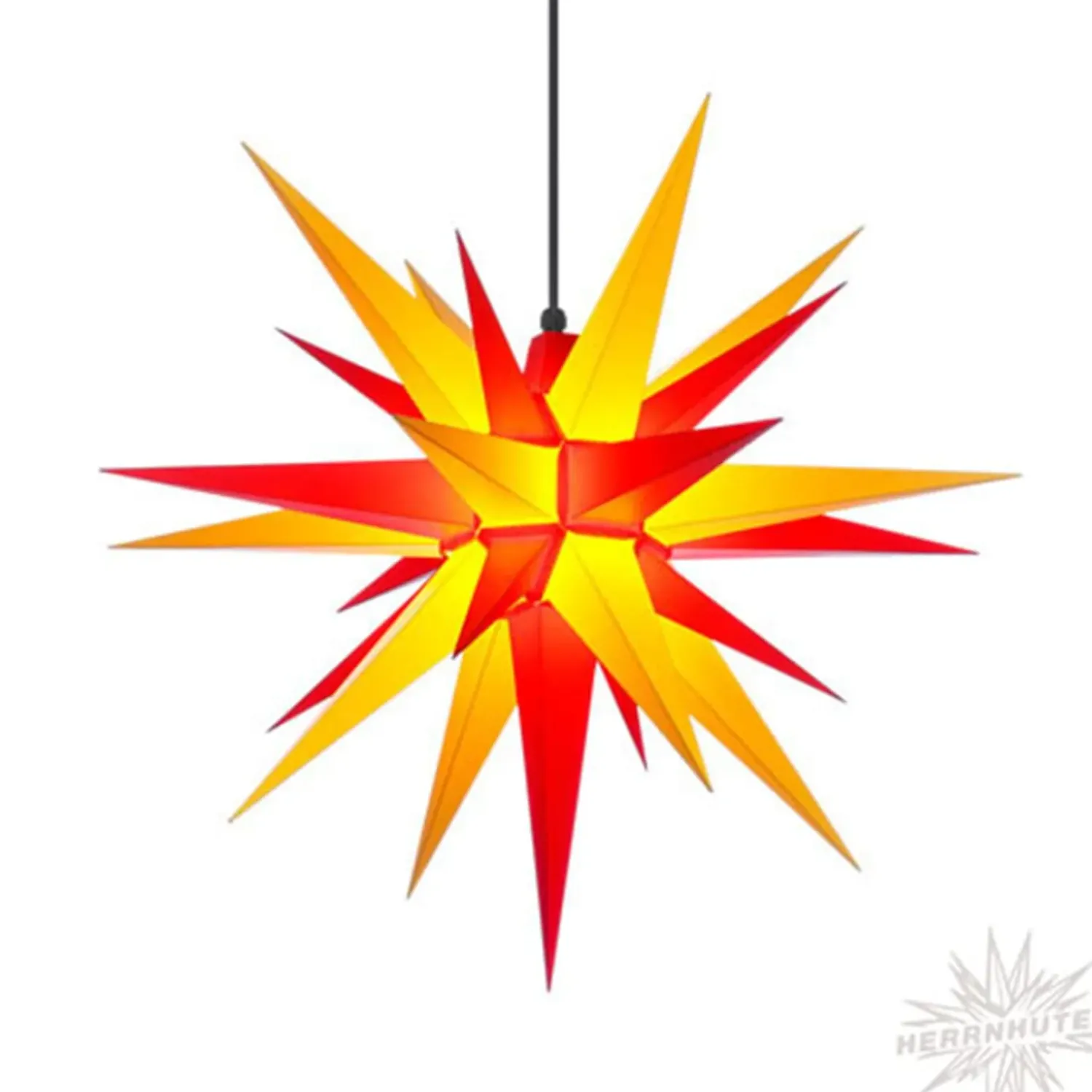 Herrnhuter Sterne Herrnhuter Stern, Gelb/Rot, 68Cm, Kunststoff