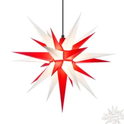 Herrnhuter Sterne Herrnhuter Stern, Weis-Rot, 68 Cm