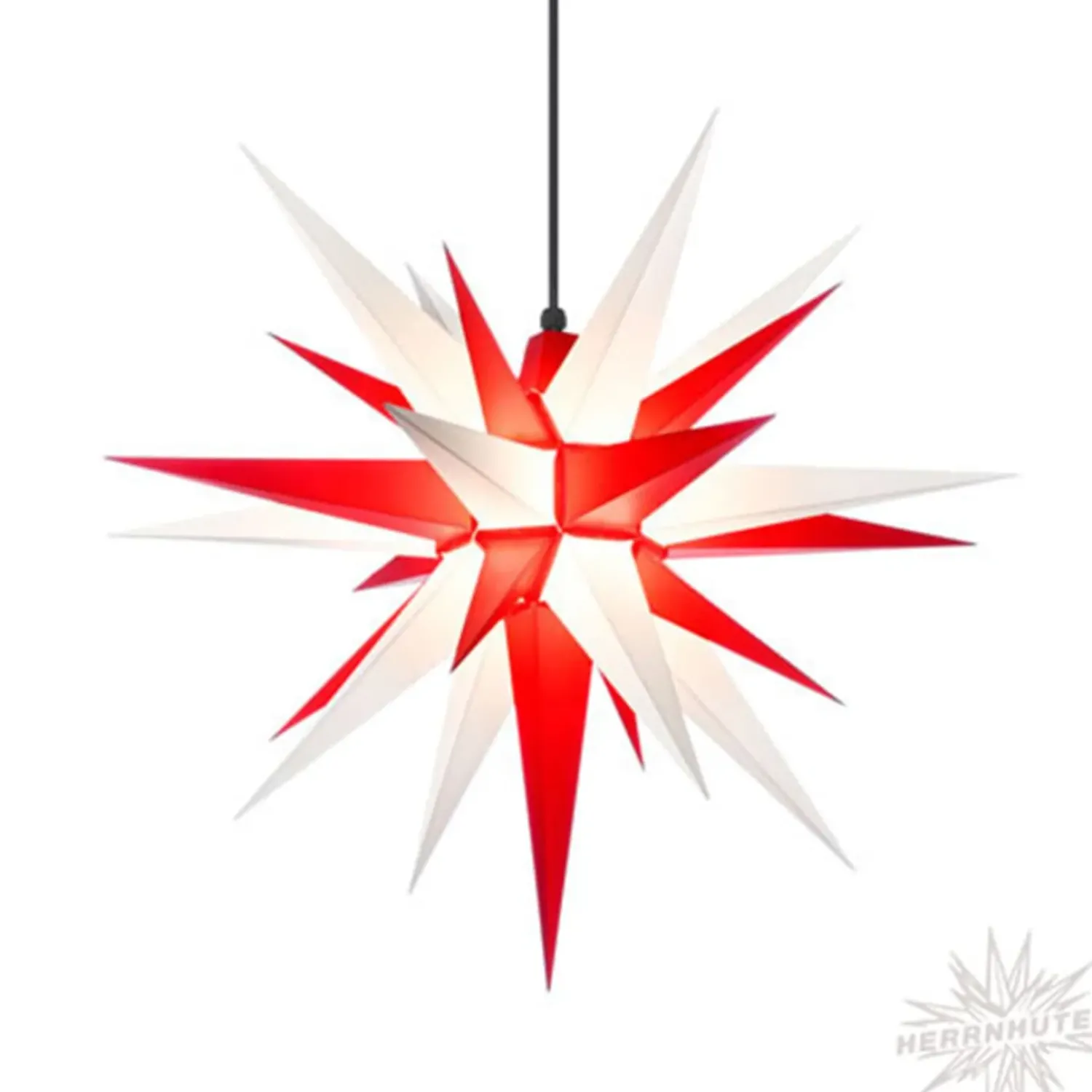 Herrnhuter Sterne Herrnhuter Stern, Weis-Rot, 68 Cm
