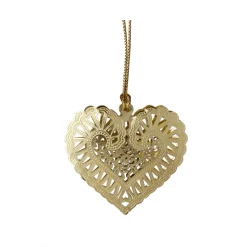 Käthe Wohlfahrt Herz, Gold (Klein)