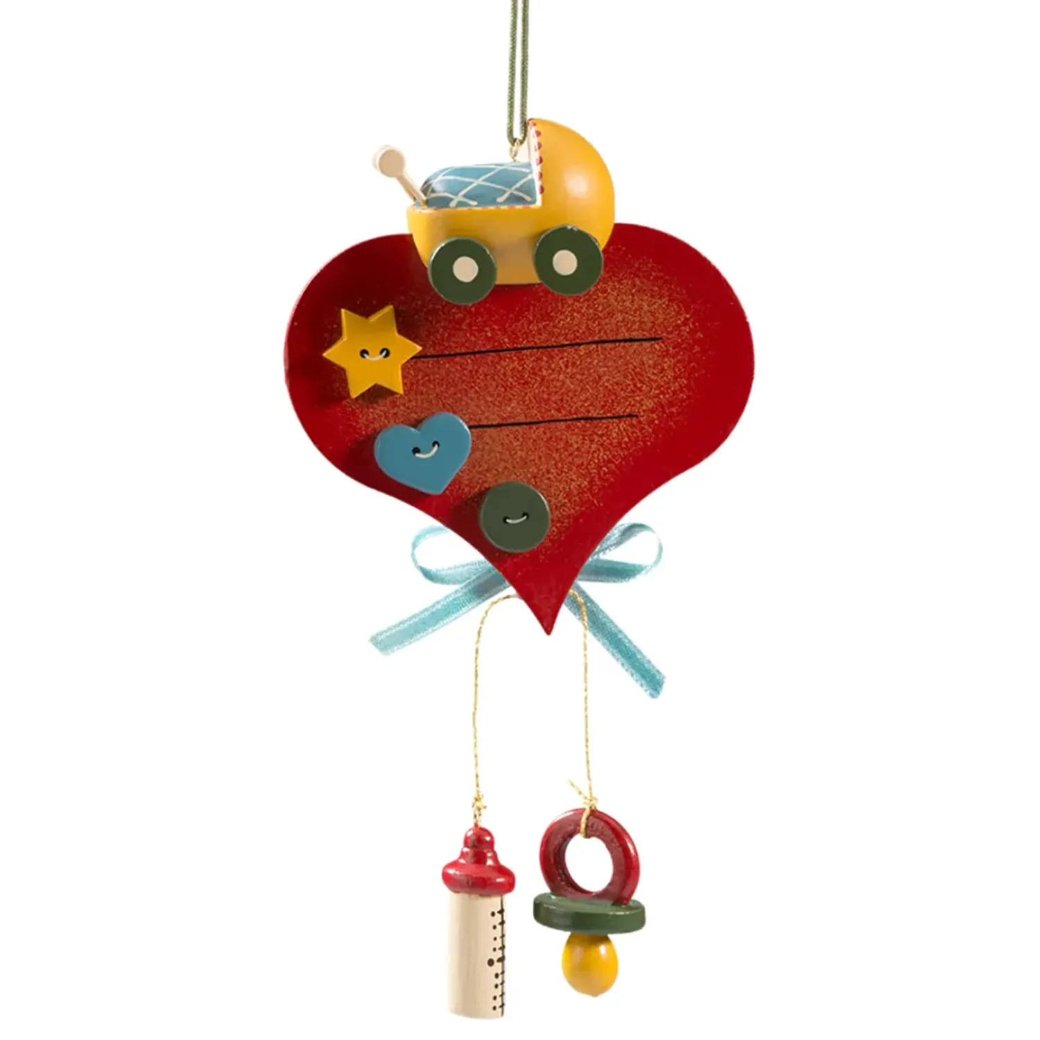 Käthes Original Herz Mit Kinderwagen (Baby'S First Christmas)