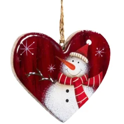 Käthe Wohlfahrt Herz "Schneemann Mit Mutze"