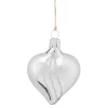 Käthe Wohlfahrt Herz Silber Mit Glitterdekor