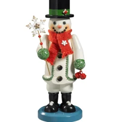 Käthes Original Holzknackl "Schneemann", 23,5Cm