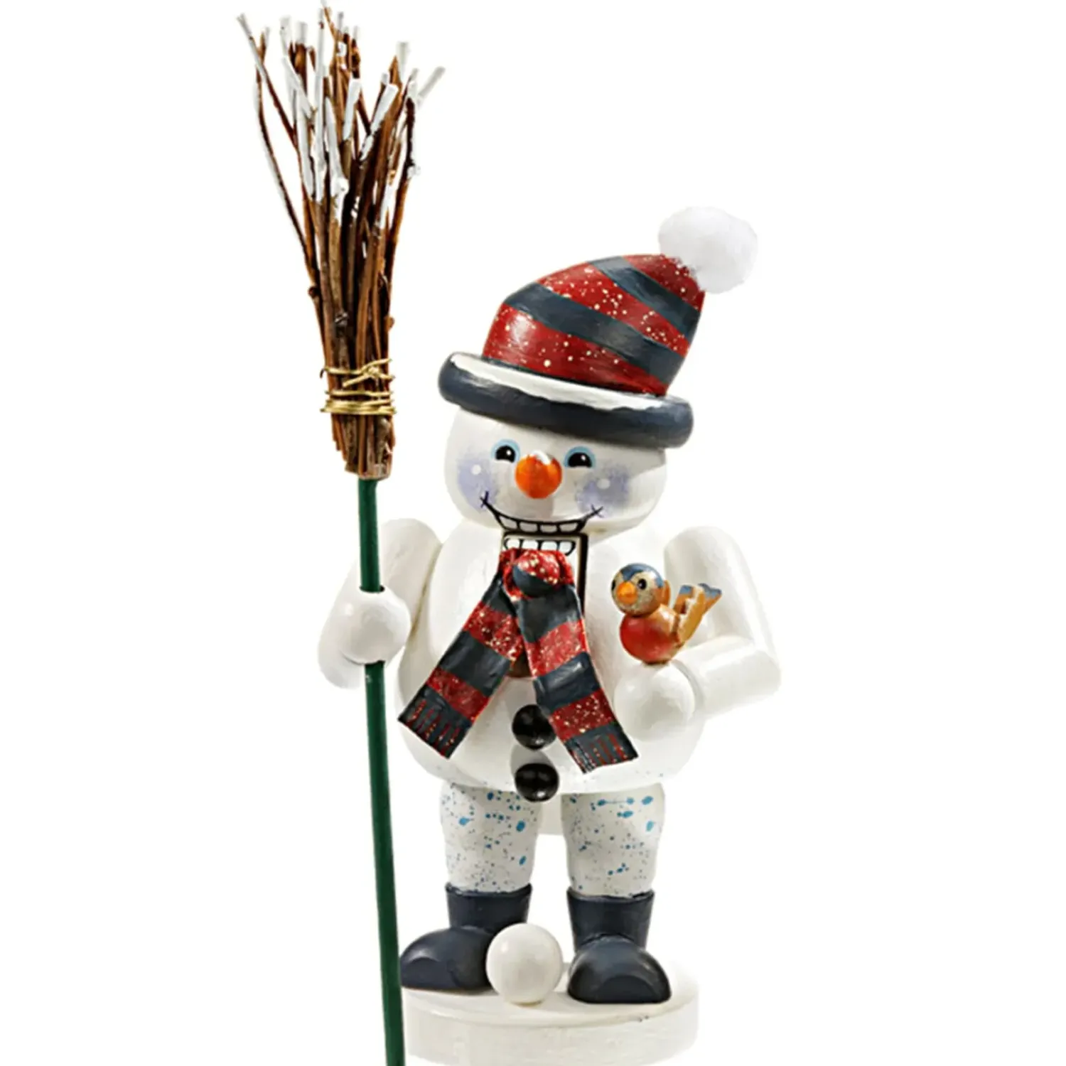 Käthes Original Holzknackl "Schneemann", 16Cm