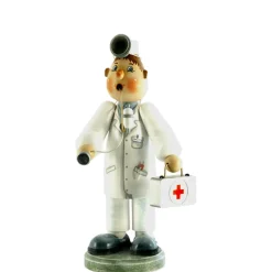 Käthes Original Holzknoddl "Arzt", Rauchermannchen