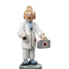 Käthes Original Holzknoddl "Arztin", Rauchermannchen