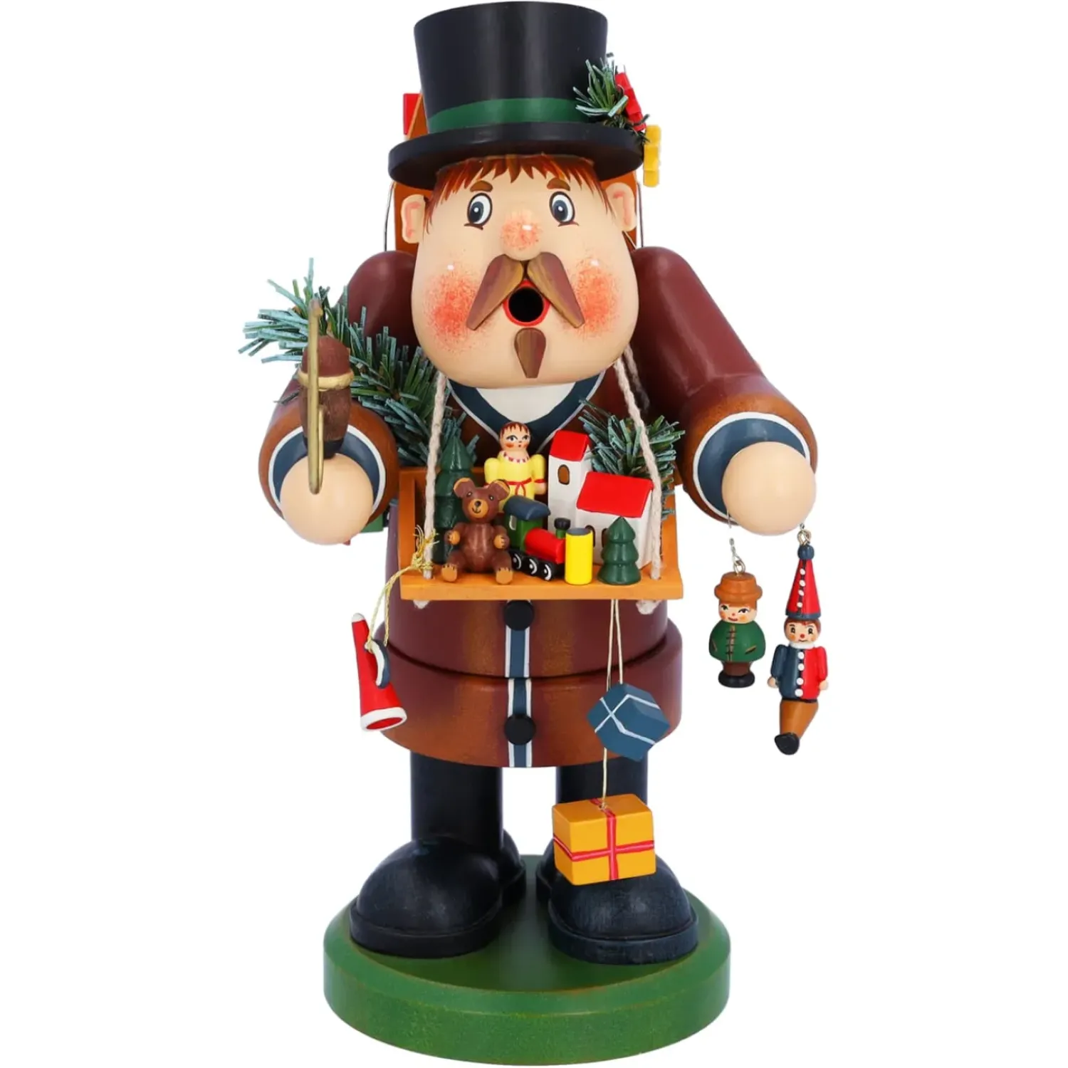 Käthes Original Holzknoddl "Spielzeughandler", Rauchermannchen