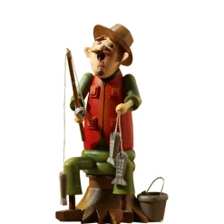 Käthes Original Holzmannl "Angler", Rauchermannchen