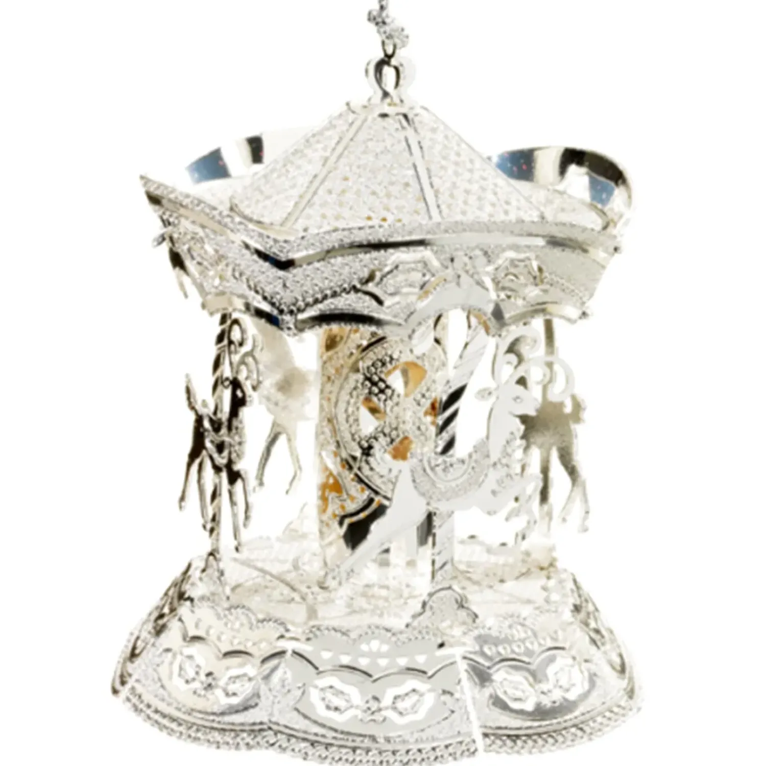 Käthe Wohlfahrt Karussell, Versilbert