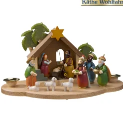 Käthes Original Kerzenhalter "Weihnachtskrippe"