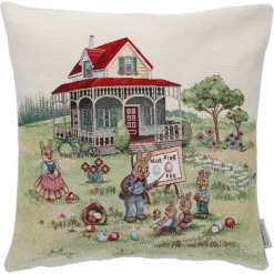 Käthe Wohlfahrt Kissenhulle "Haschenschule"