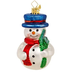 Poesie in Glas Kleiner Schneemann