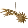 Käthe Wohlfahrt Komet Mit Glimmer, Gold