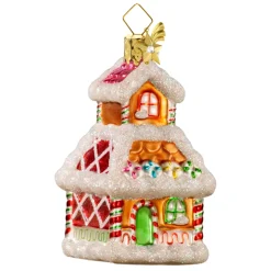 Poesie in Glas Lebkuchen-Haus