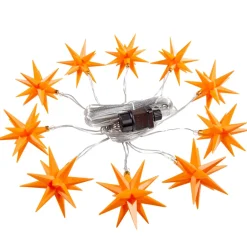 Käthe Wohlfahrt Led Sternenkette Mit 10 Sternen, Gelb