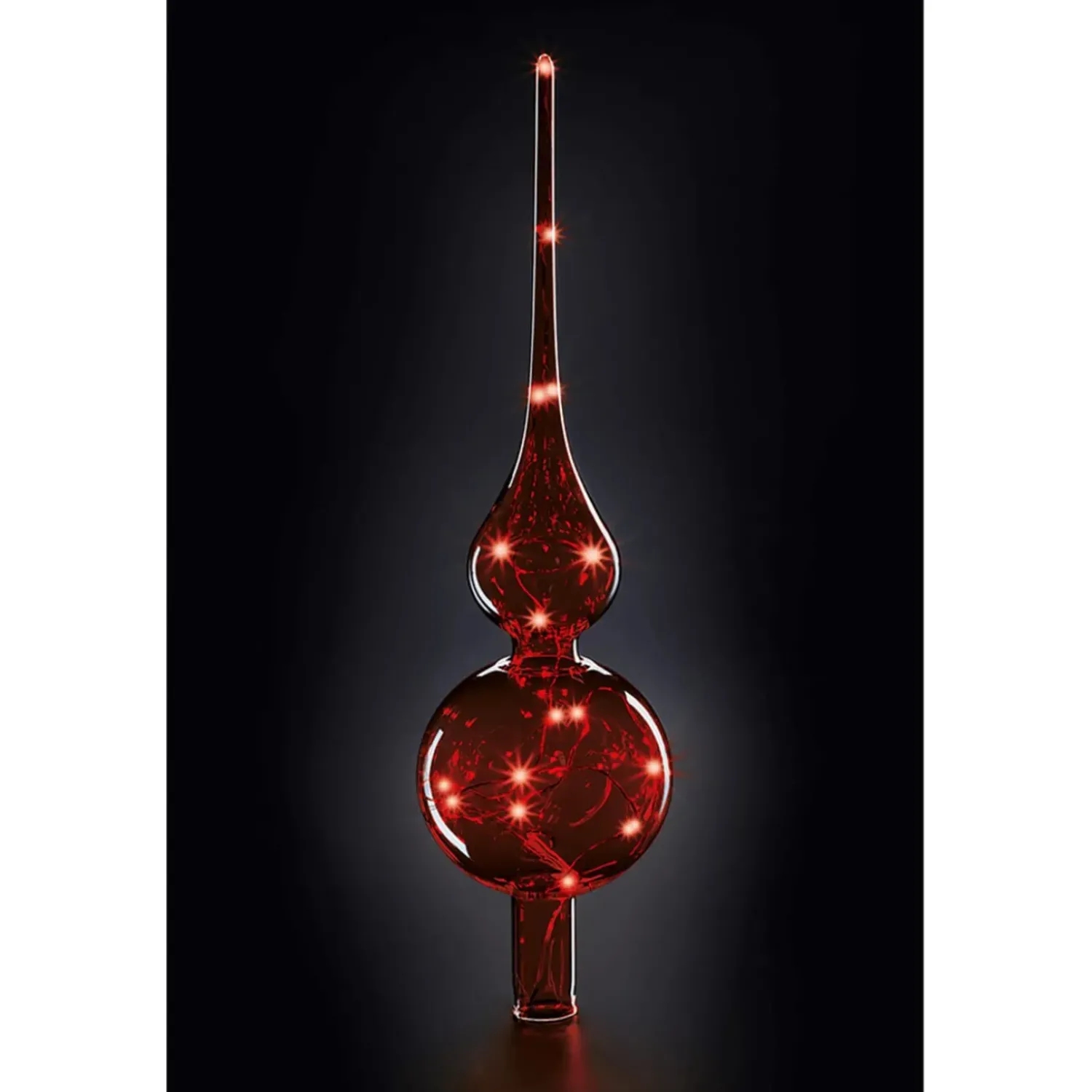 Krinner Lumix Led Doppelspitze Beleuchtet, Rot