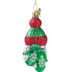 Poesie in Glas Mutze Mit Handschuhe