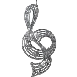 Käthe Wohlfahrt Notenschlussel,Silber