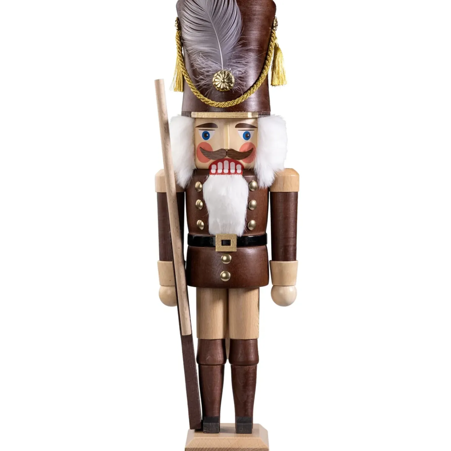 HODREWA Nussknacker "Gardesoldat", Braun/Lasiert, 40 Cm